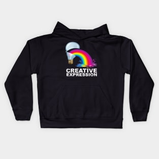 Creative Expression Lightbulb Kids Hoodie